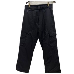 Sportina Women's Size 10 Black Nylon-Poly Ski Snow Snowboard Pants
